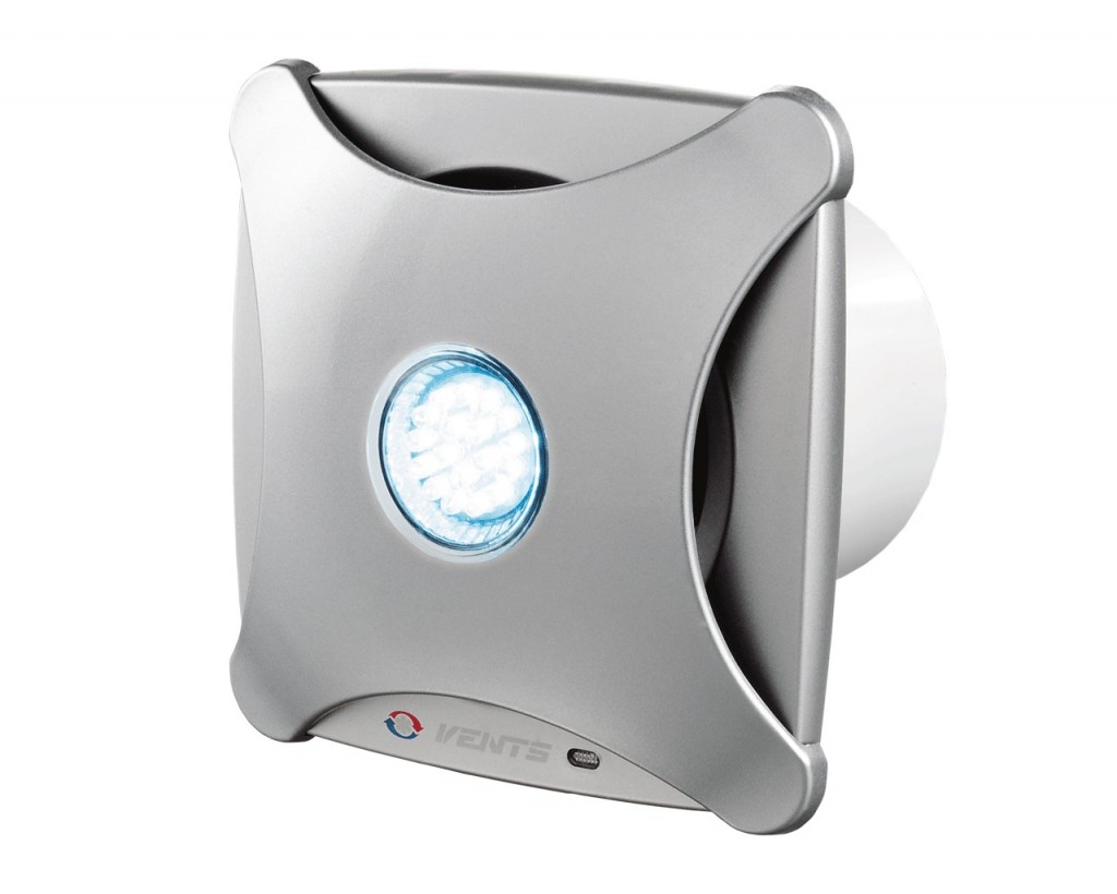 Fans with integrated light
