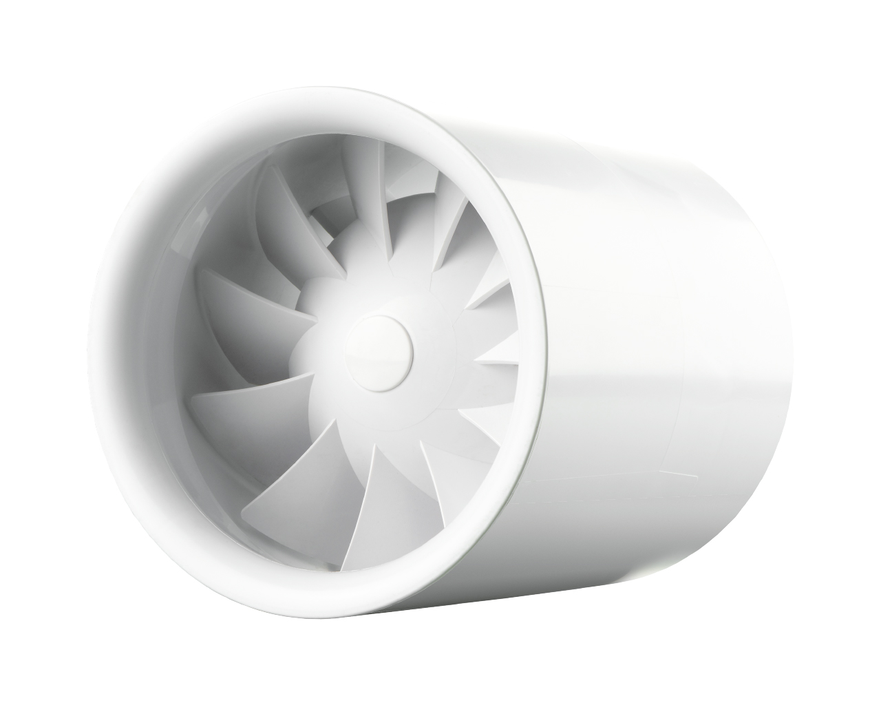 Axial inline fans